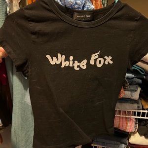 White fox shirt